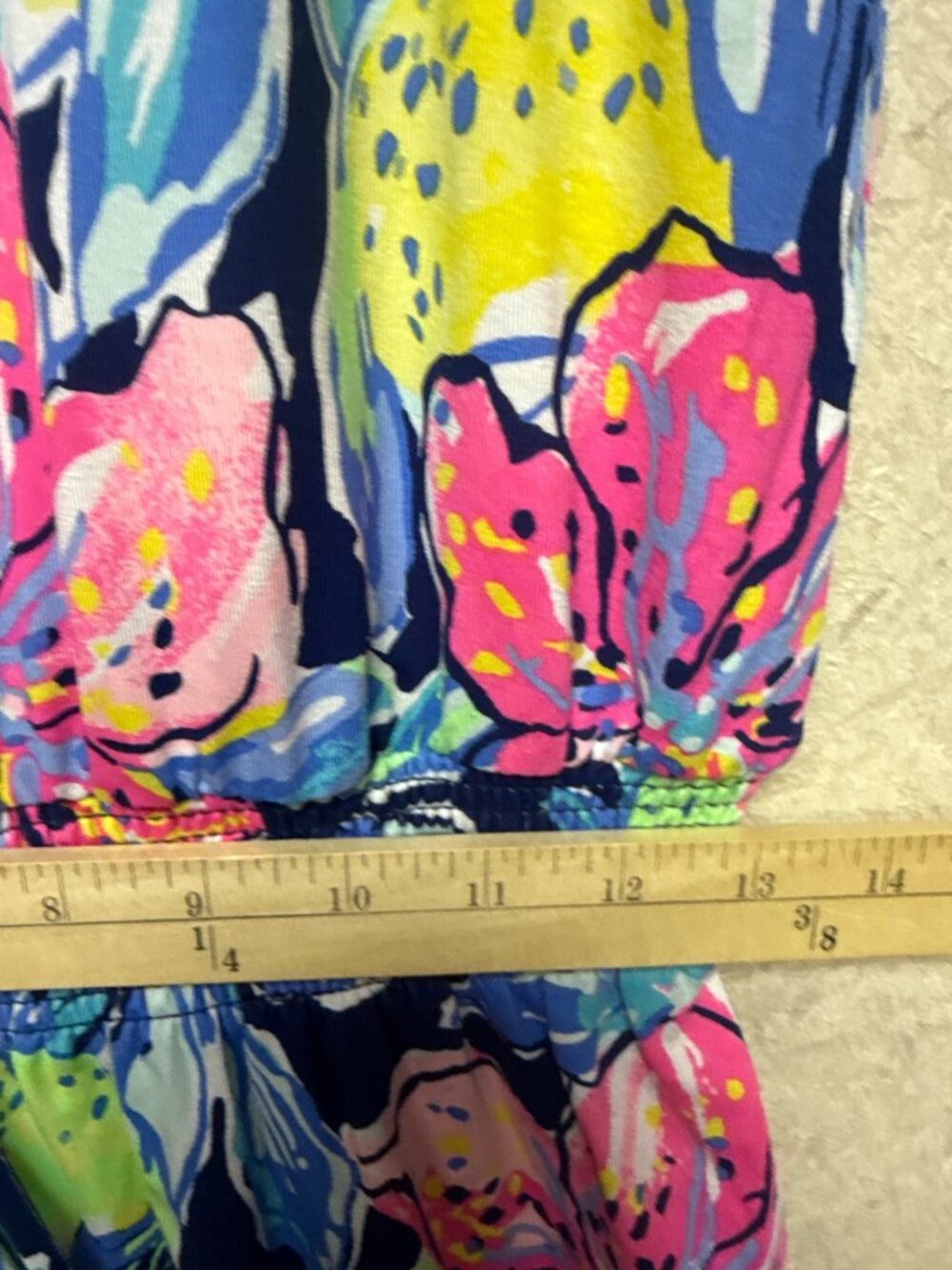 Lilly Pulitzer Tala Romper Nauti Navy Capri Soleil Blue PInk Small NWT Tropical - Picture 7 of 11